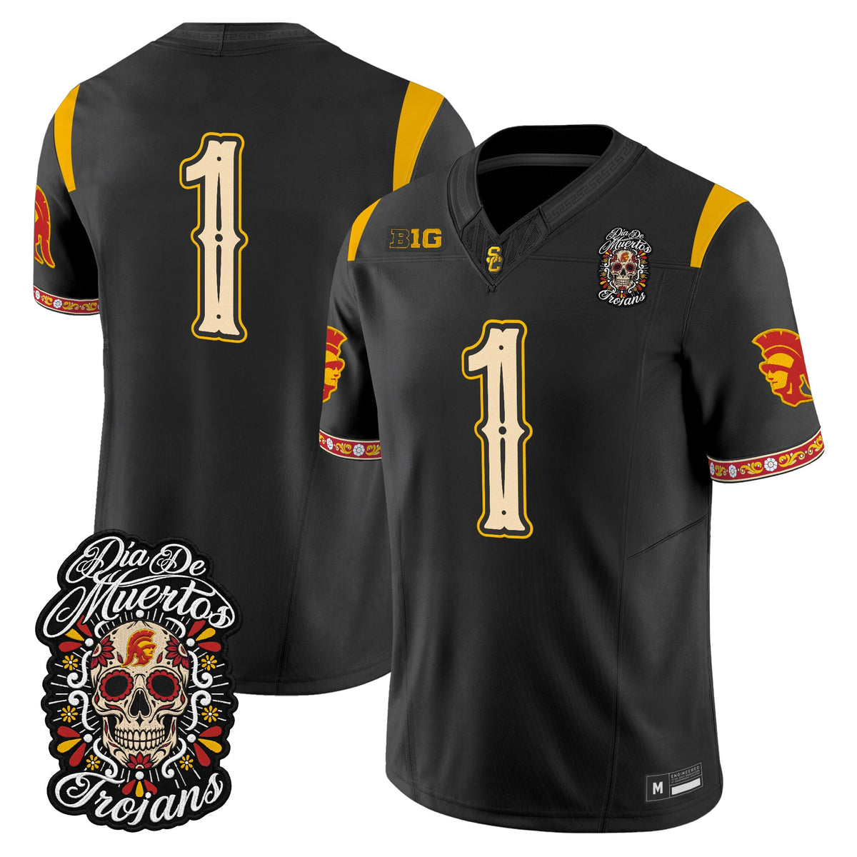  USC Trojans Día de los Muertos Vapor Limited Jersey - Stitched