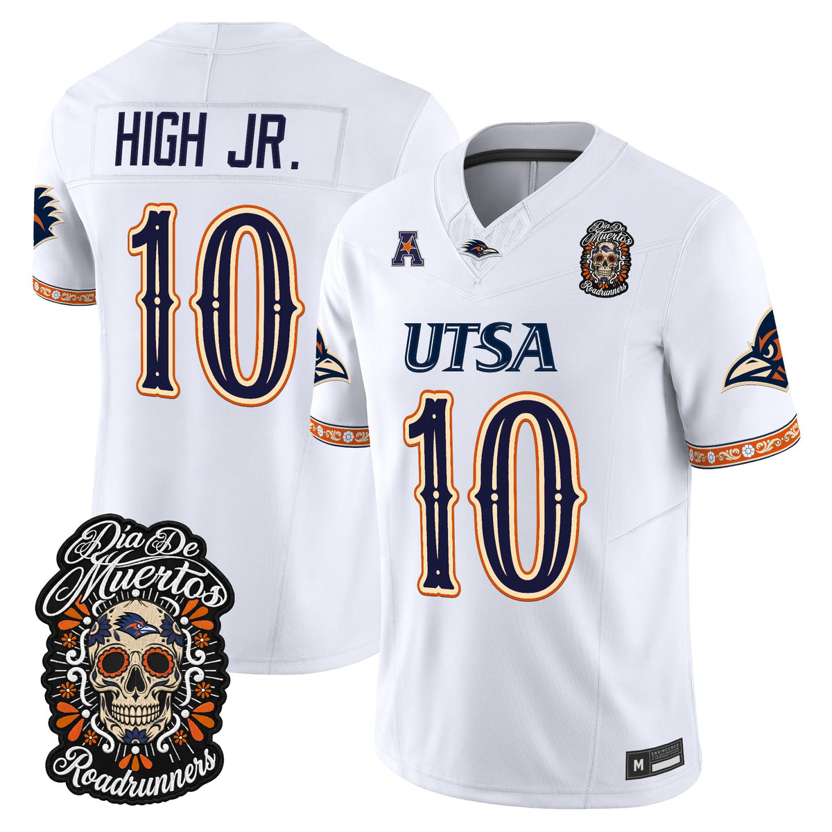  UTSA Roadrunners Día de los Muertos Vapor Limited Jersey - Stitched