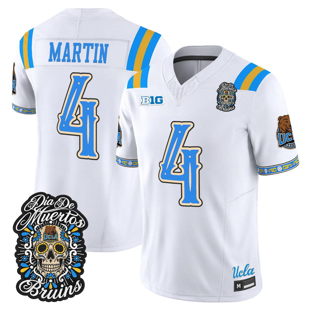  UCLA Bruins Día de los Muertos Vapor Limited Jersey - Stitched
