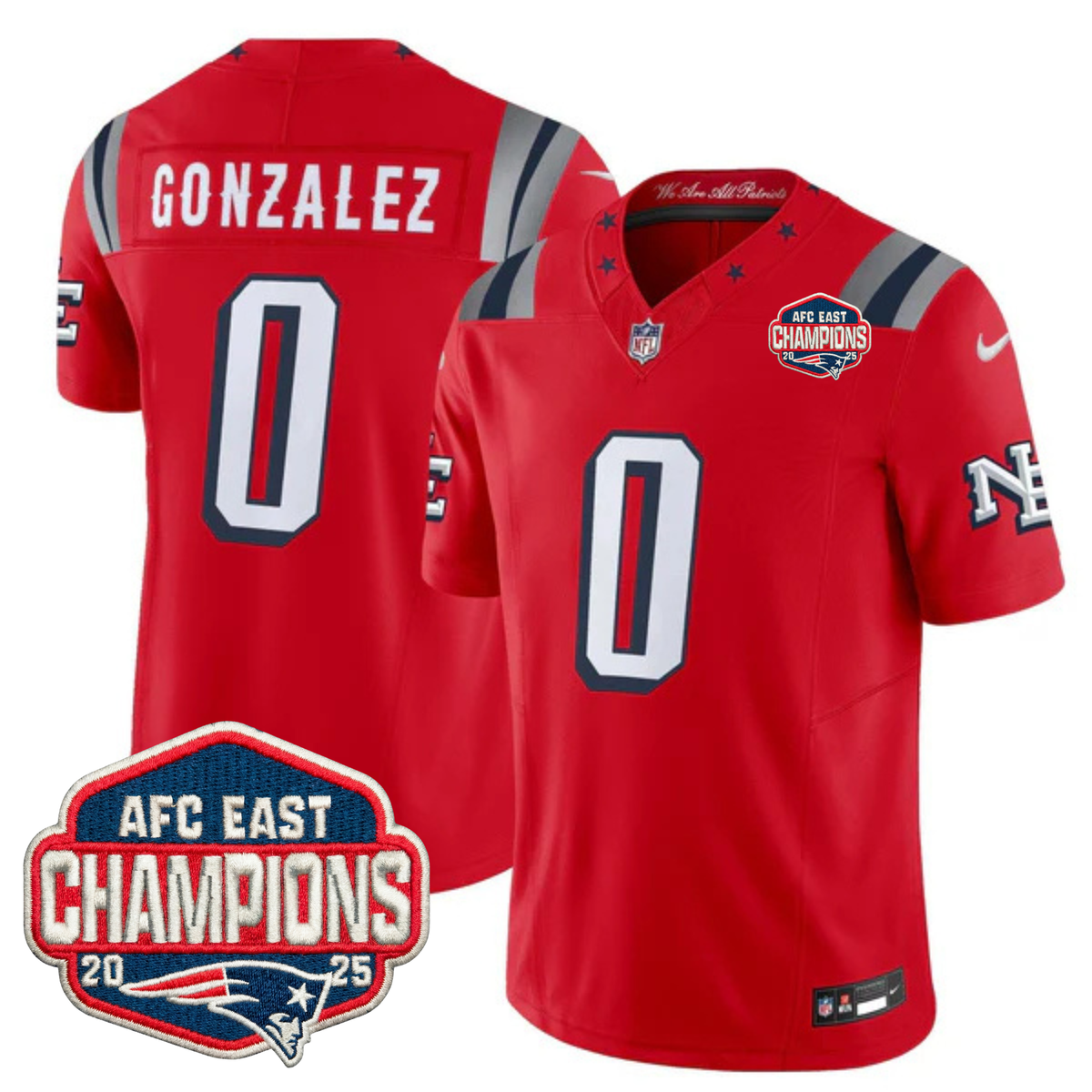 NE 2025 "Rivalries" AFC East Champions Vapor Limited Jersey - Stitched
