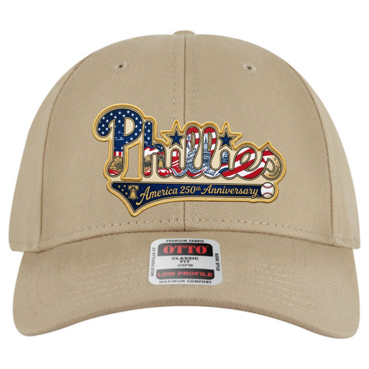 PHI 2026 Independence Day Baseball Cap - Embroidered