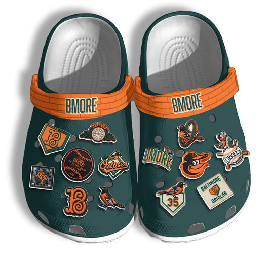 BAL 2026 City Connect Green Clogs - Charms Gift Set