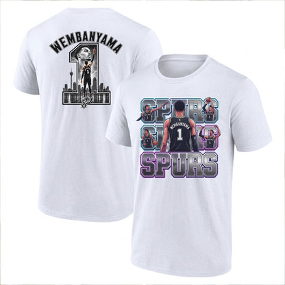 SAS 2026 NBA Victor Wembanyama Printed T-Shirt V2