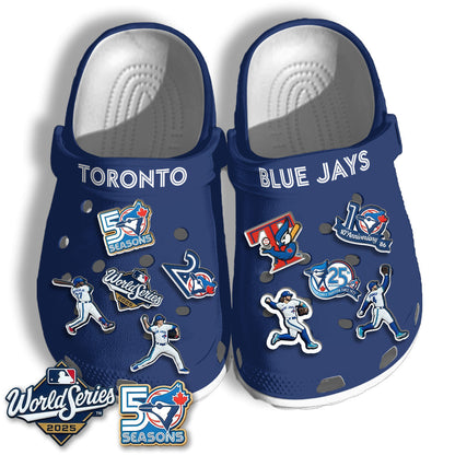 TBJ 2026 Navy clogs - Charms Gift Set