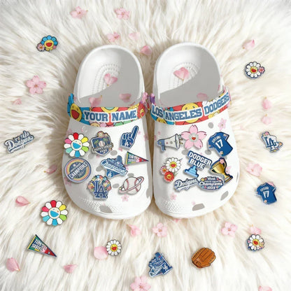 LAD Tokyo Series Clogs - Charms Gift Set - White