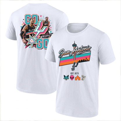 SAS 2026 NBA Victor Wembanyama Printed T-Shirt