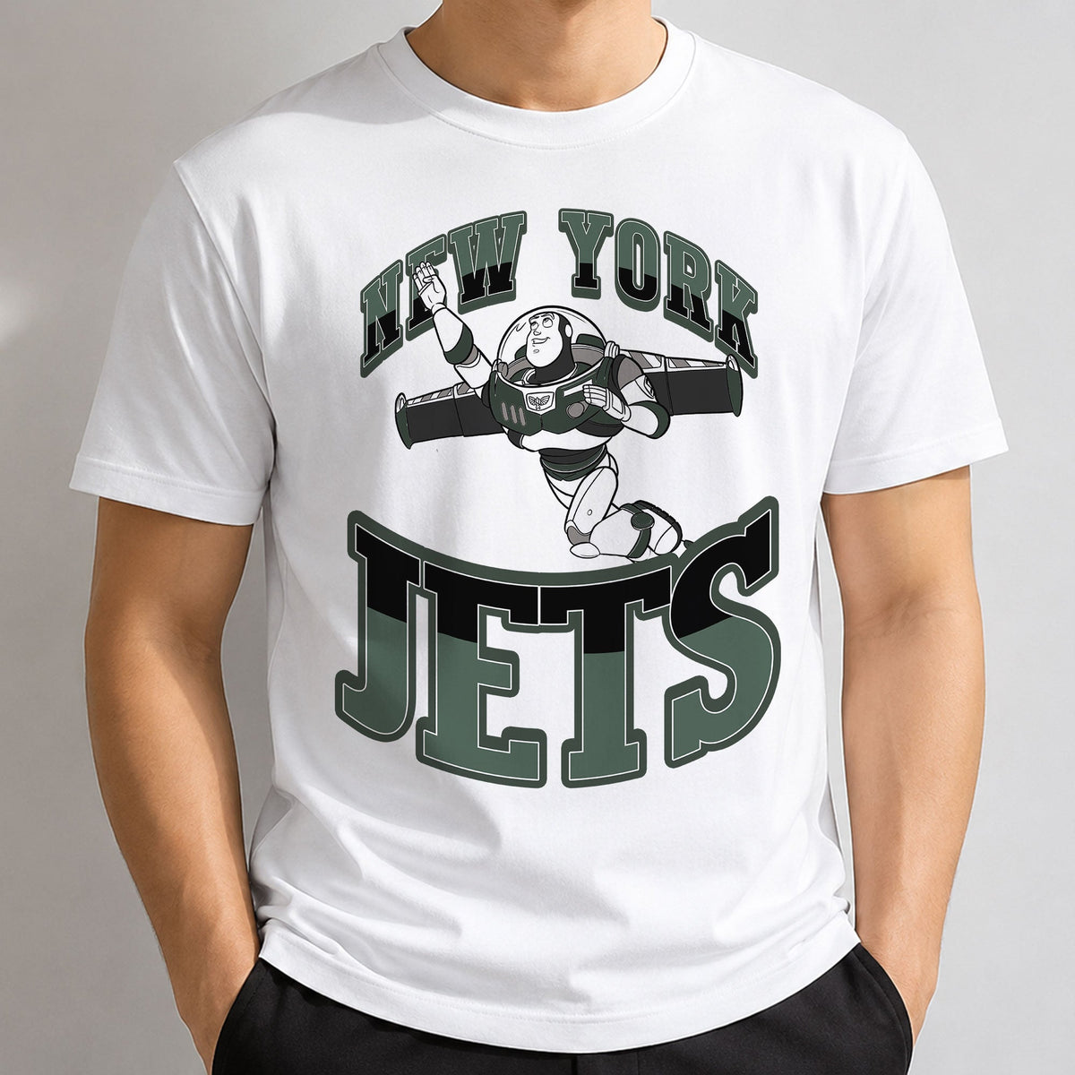 NYJ x Gang Green Edition One Side Printed T-Shirt