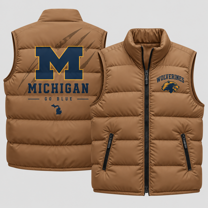 MICH  2026 Military Appreciation Puffer Vest - Printed