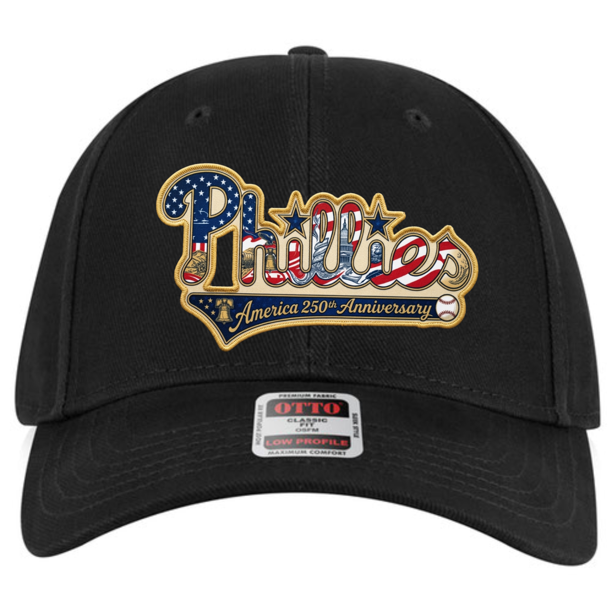 PHI 2026 Independence Day Baseball Cap - Embroidered