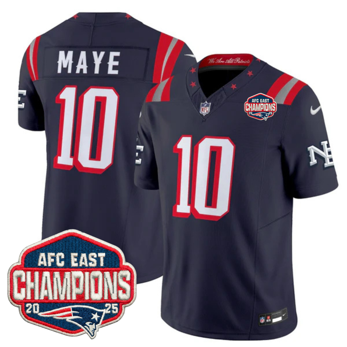 NE 2025 "Rivalries" AFC East Champions Vapor Limited Jersey - Stitched