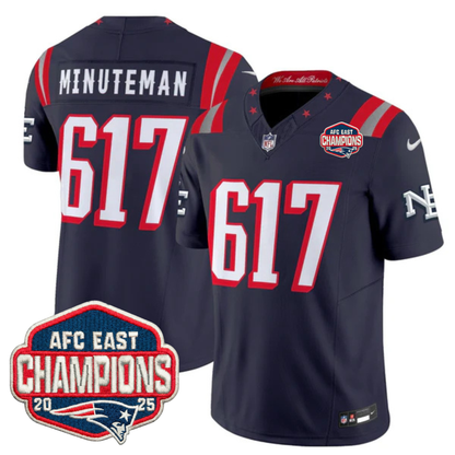NE 2025 "Rivalries" AFC East Champions Vapor Limited Jersey - Stitched