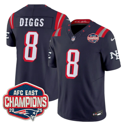 NE 2025 "Rivalries" AFC East Champions Vapor Limited Jersey - Stitched