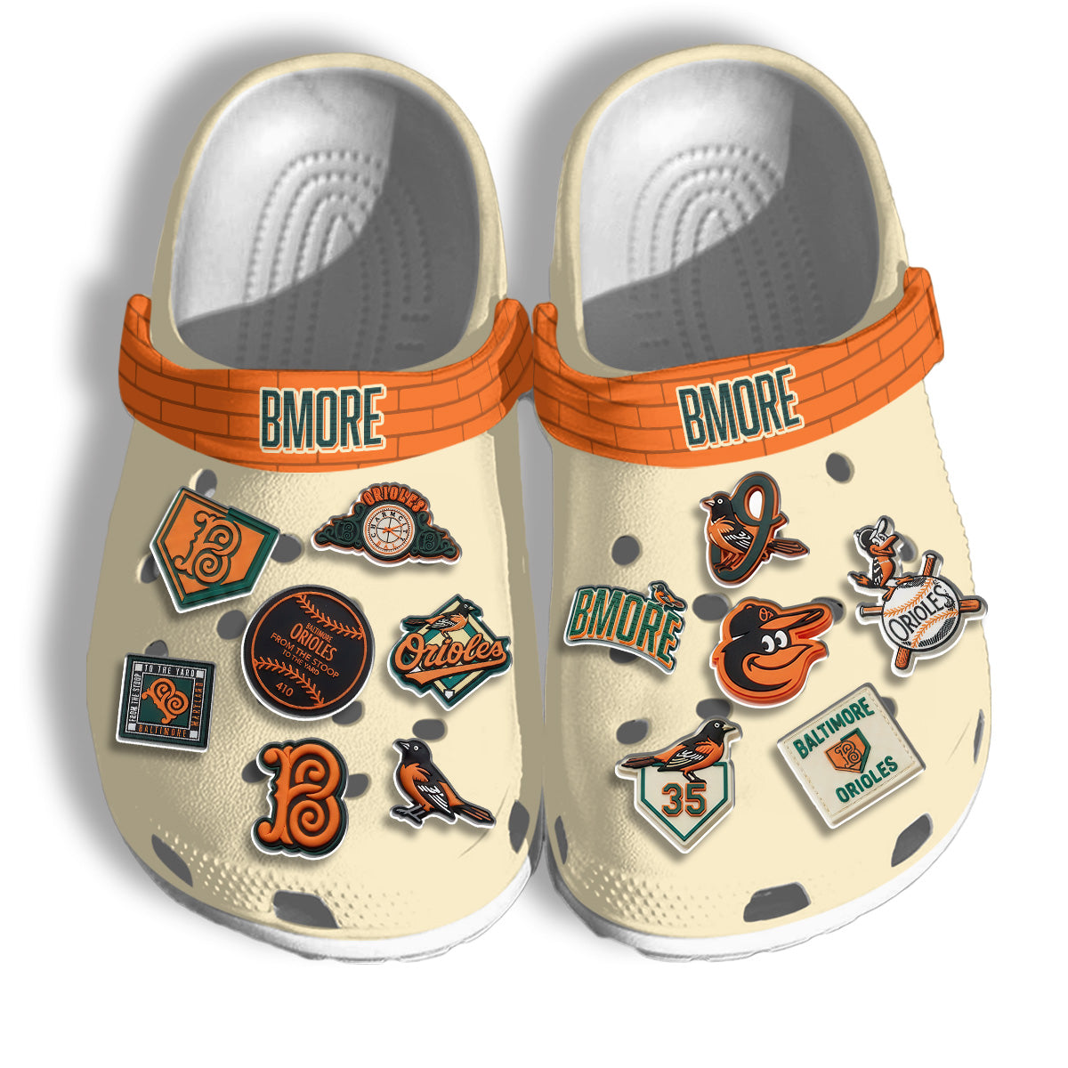 BAL 2026 City Connect White Clogs V1 - Charms Gift Set