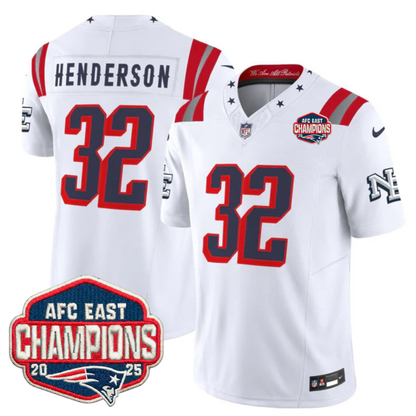 NE 2025 "Rivalries" AFC East Champions Vapor Limited Jersey - Stitched
