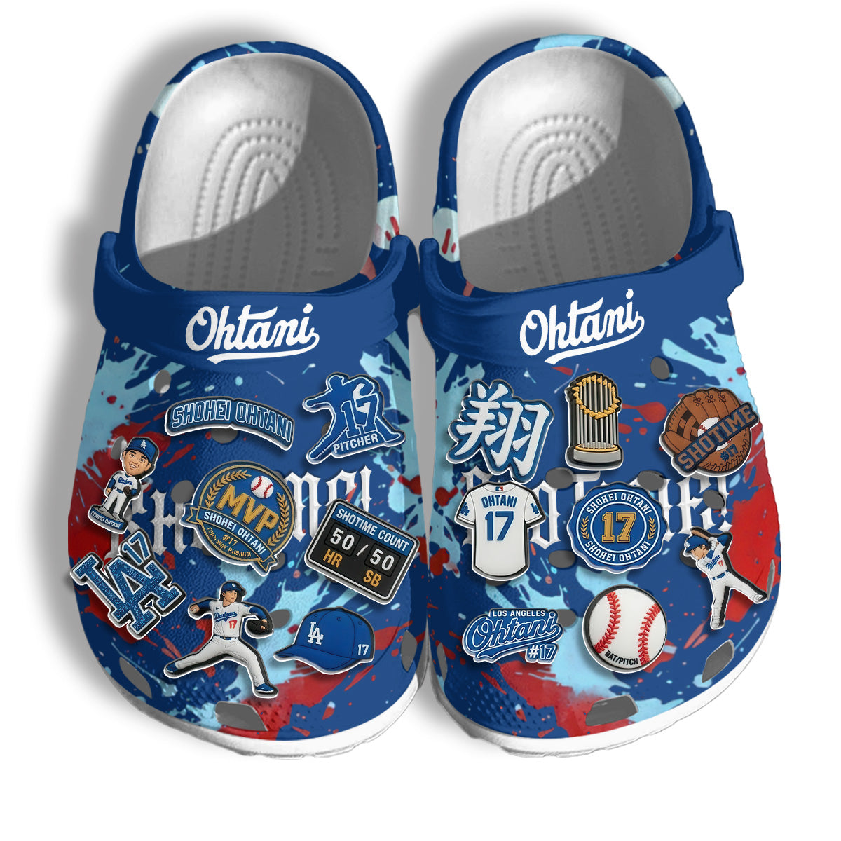 LAD 2026 Shotime Blue clogs - Charms Gift Set