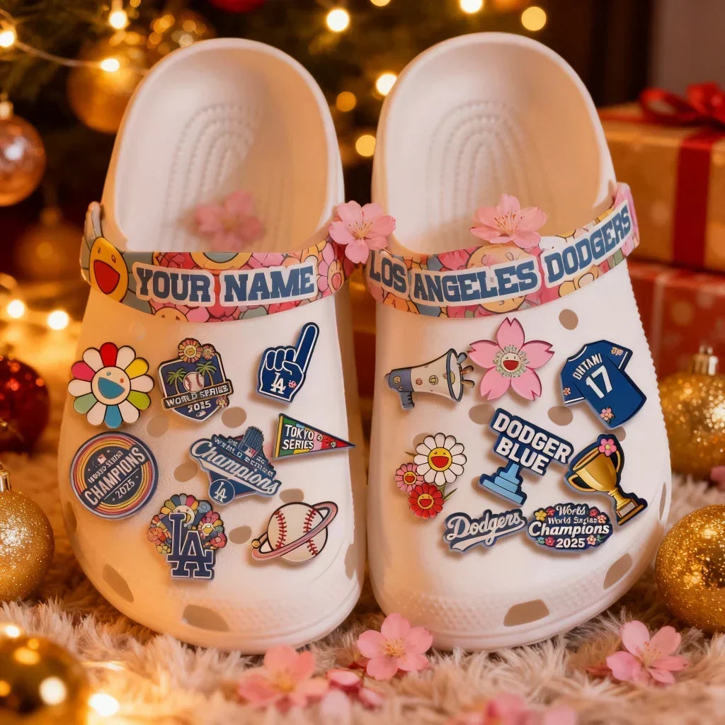 LAD Tokyo Series Clogs - Charms Gift Set - White