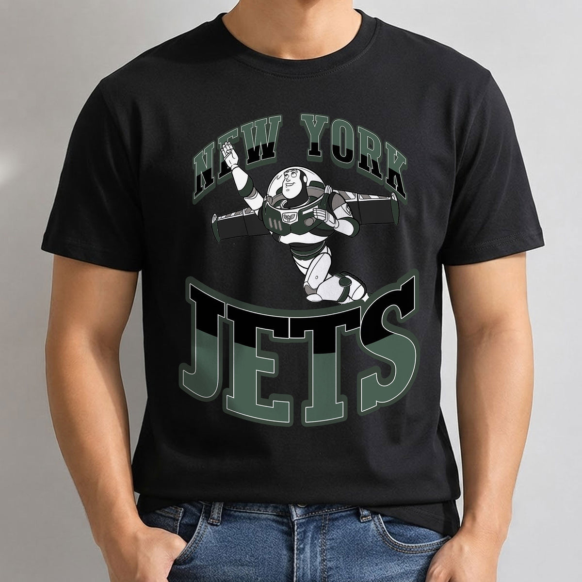 NYJ x Gang Green Edition One Side Printed T-Shirt