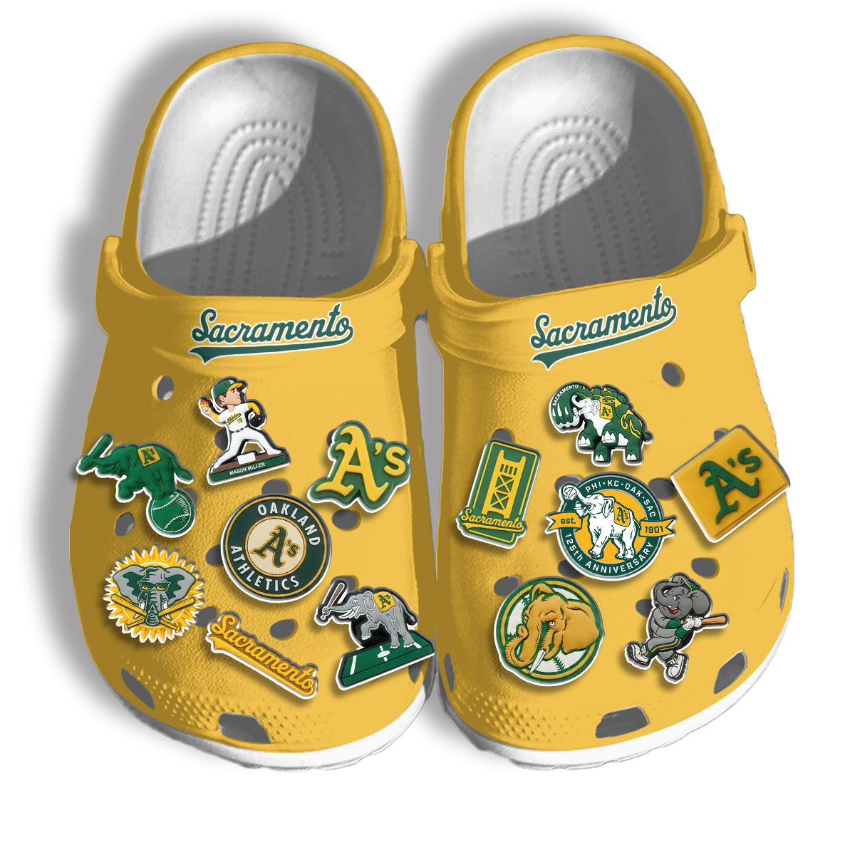 OAK Yellow Clogs 2026 - Charms Gift Set
