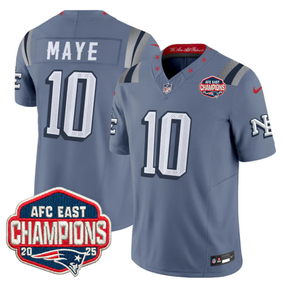 NE 2025 "Rivalries" AFC East Champions Vapor Limited Jersey - Stitched