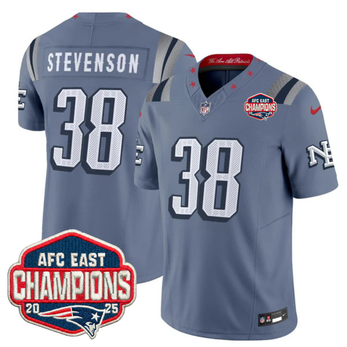 NE 2025 "Rivalries" AFC East Champions Vapor Limited Jersey - Stitched