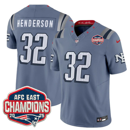 NE 2025 "Rivalries" AFC East Champions Vapor Limited Jersey - Stitched