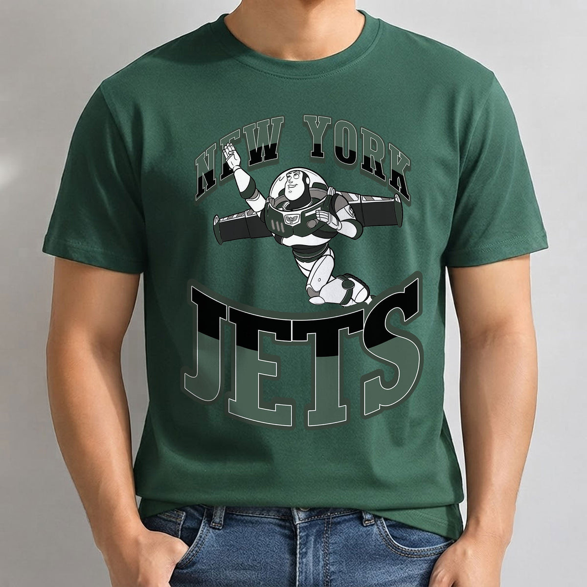 NYJ x Gang Green Edition One Side Printed T-Shirt