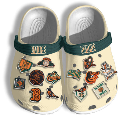 BAL 2026 City Connect White Clogs V2 - Charms Gift Set