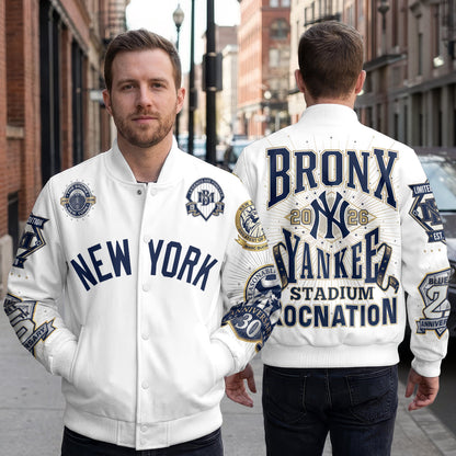 NYY x Jay Z Limited Edition Varsity Jacket - Printed