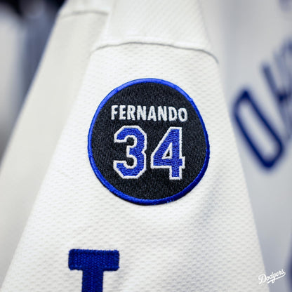 Dodgers Fernando Valenzuela Memorial Custom Jersey - Stitched