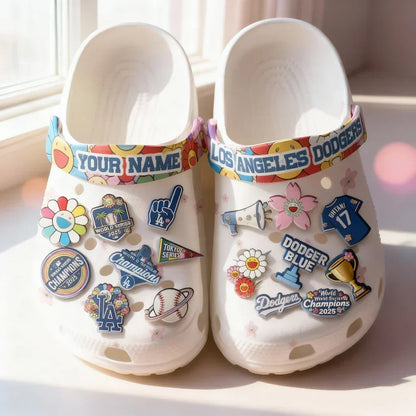 LAD Tokyo Series Clogs - Charms Gift Set - White
