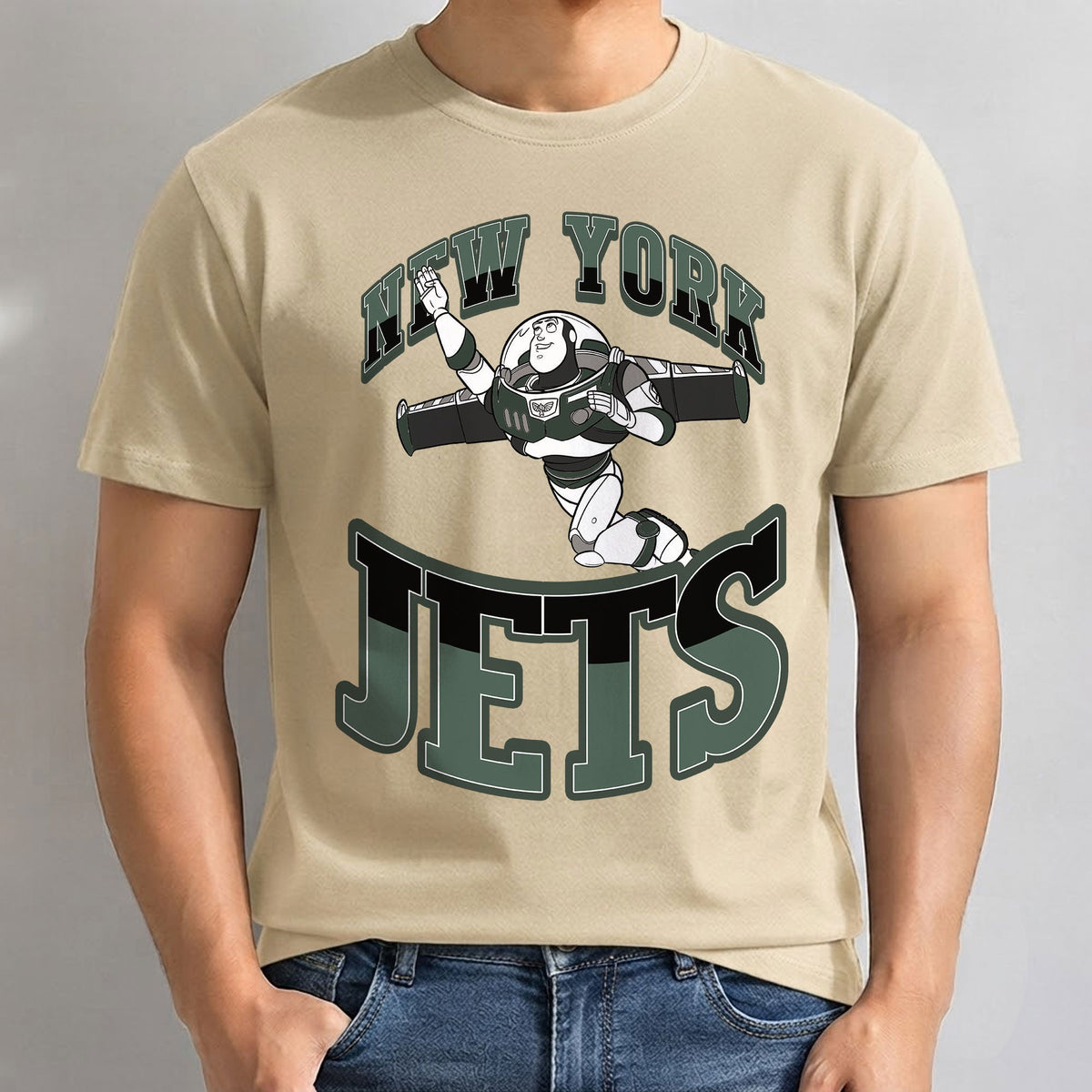NYJ x Gang Green Edition One Side Printed T-Shirt