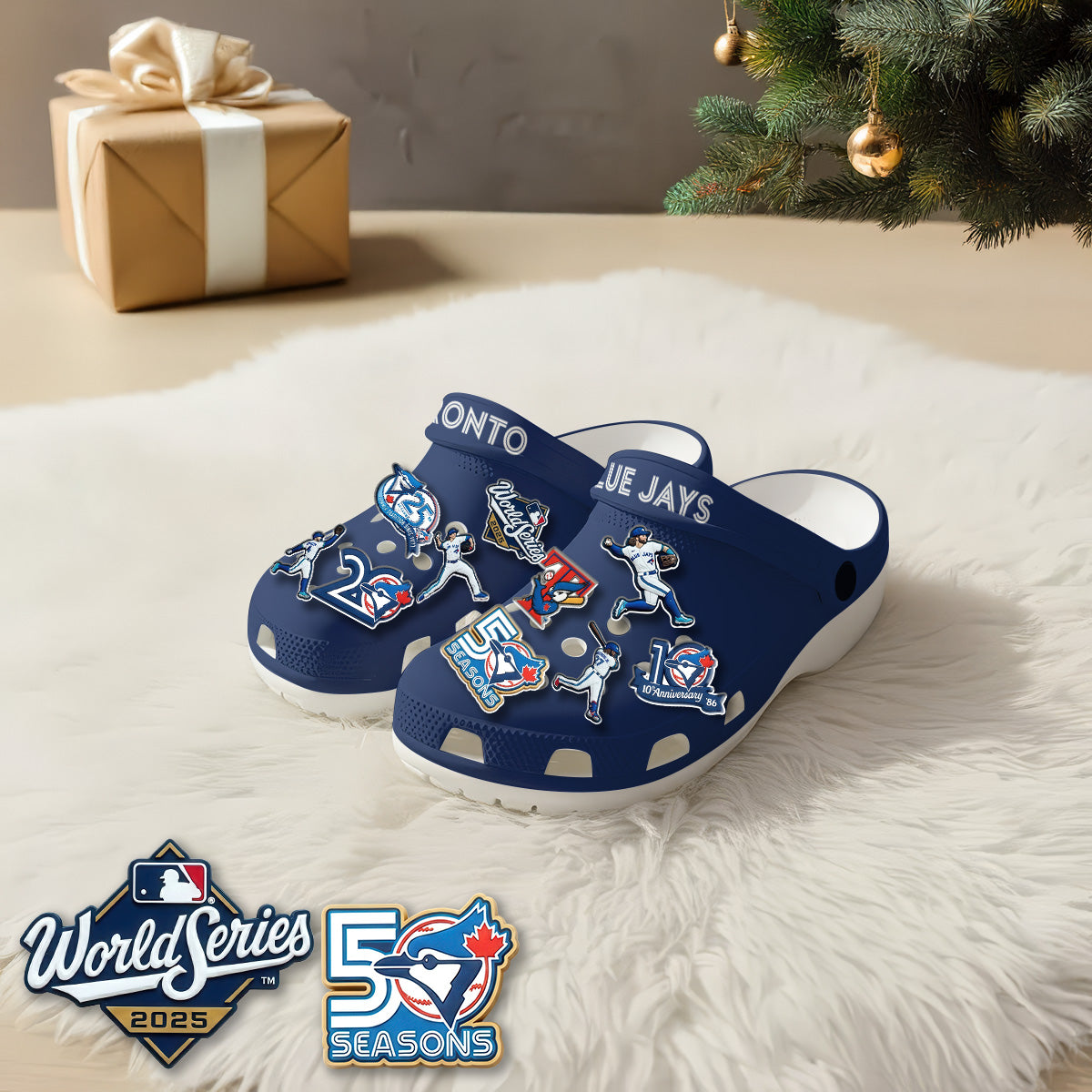 TBJ 2026 Navy clogs - Charms Gift Set