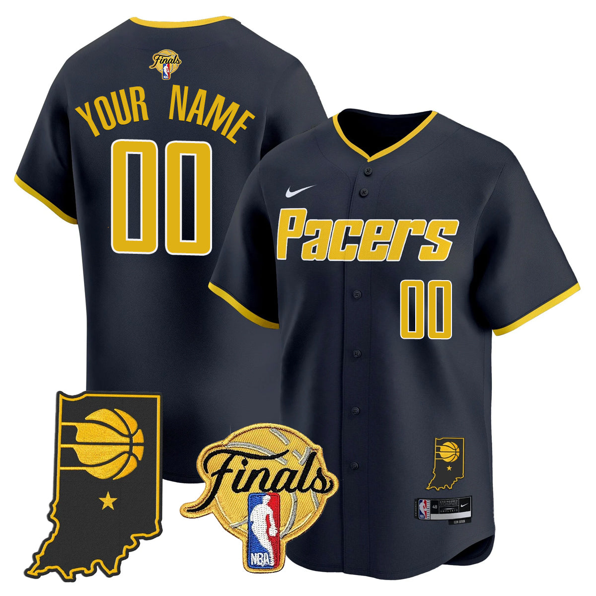 IND 2025 Finals Vapor Baseball Custom Jersey N3 - Stitched
