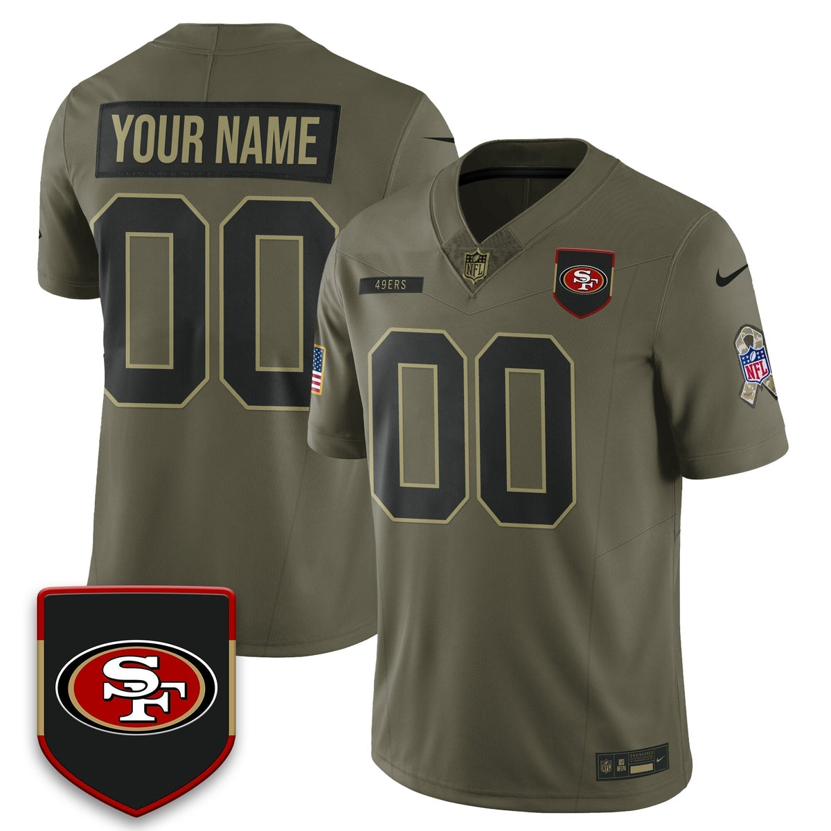 SF 2025 Salute to Service Limited Jersey - Stitched
