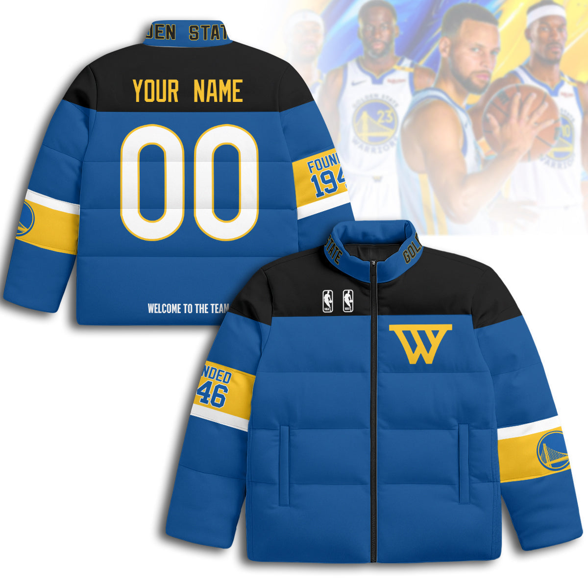 GSW Unisex Puffer Jacket