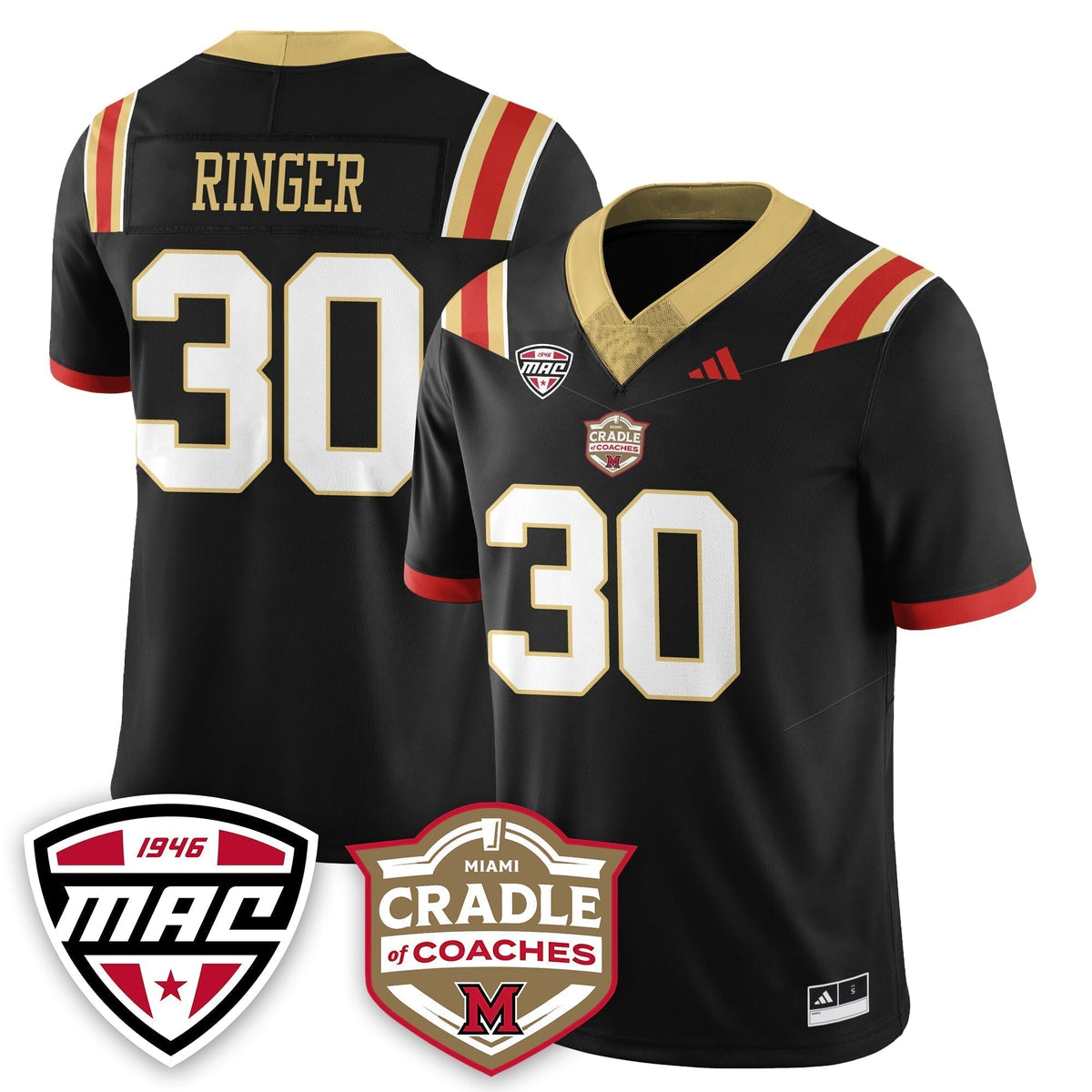 Miami RedHawks Football "Cradle of Coaches" Vapor Limited Jersey - Stitched