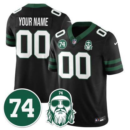 NYJ Vapor Limited Jersey - Nick Mangold Patch - Stitched