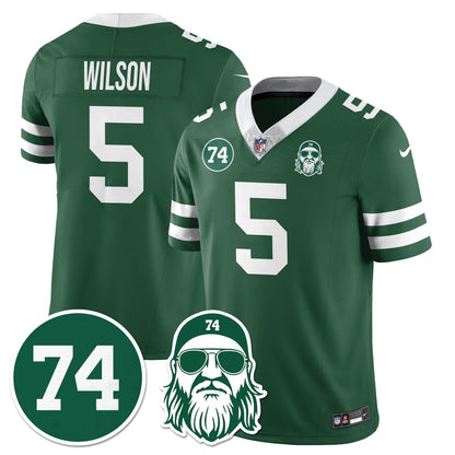 NYJ Vapor Limited Jersey - Nick Mangold Patch - Stitched