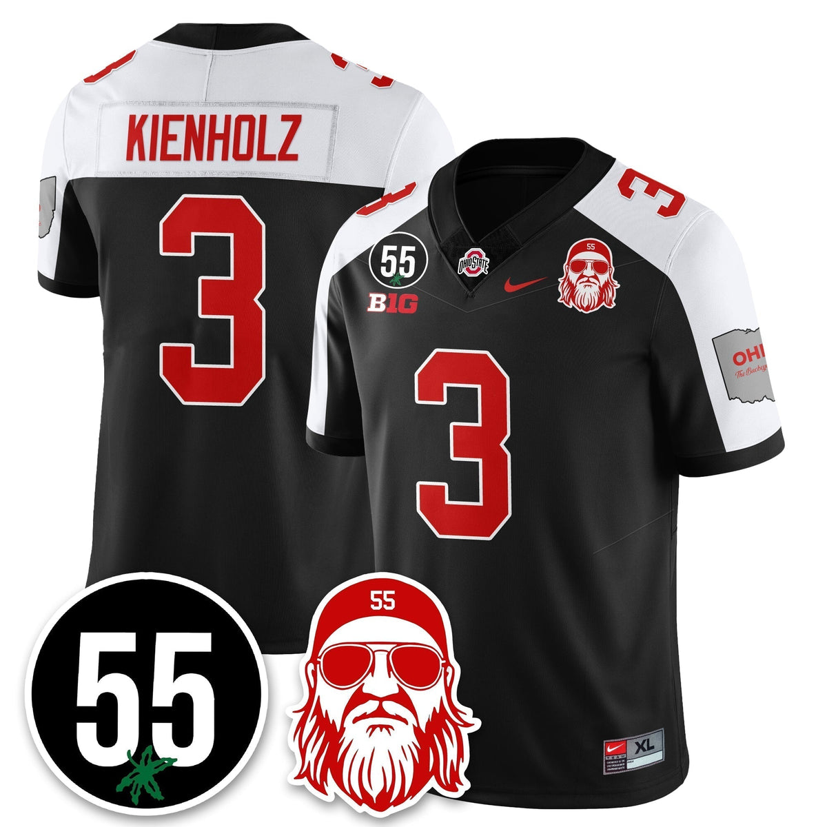 OSU Vapor Limited Jersey - Nick Mangold Patch - Stitched