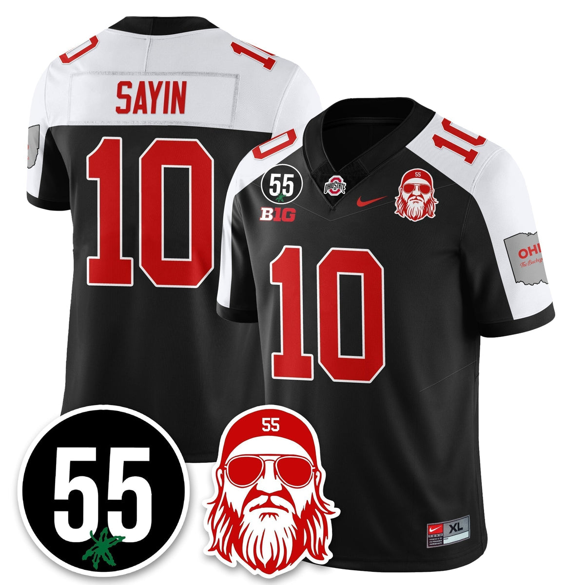 OSU Vapor Limited Jersey - Nick Mangold Patch - Stitched