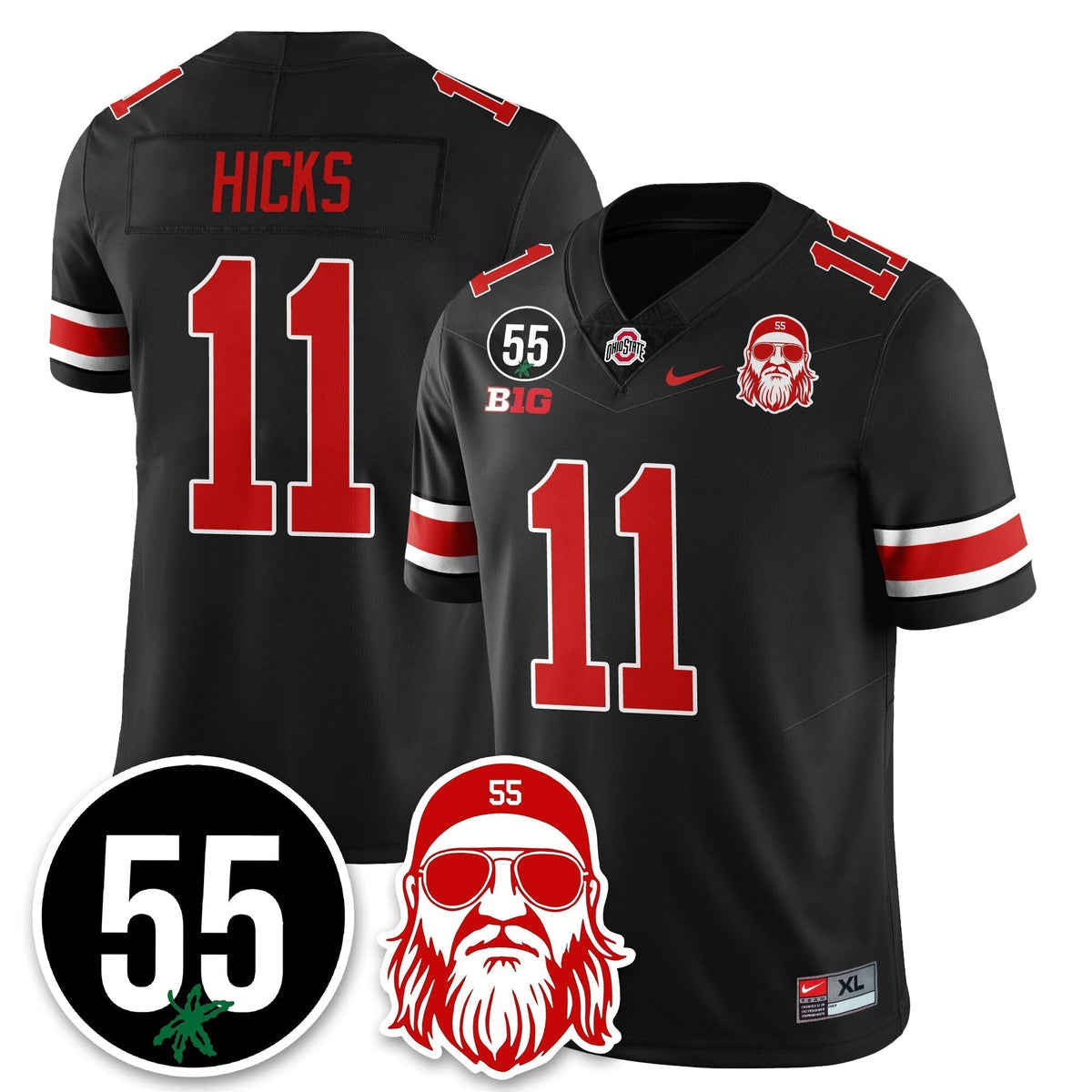 OSU Vapor Limited Jersey - Nick Mangold Patch - Stitched