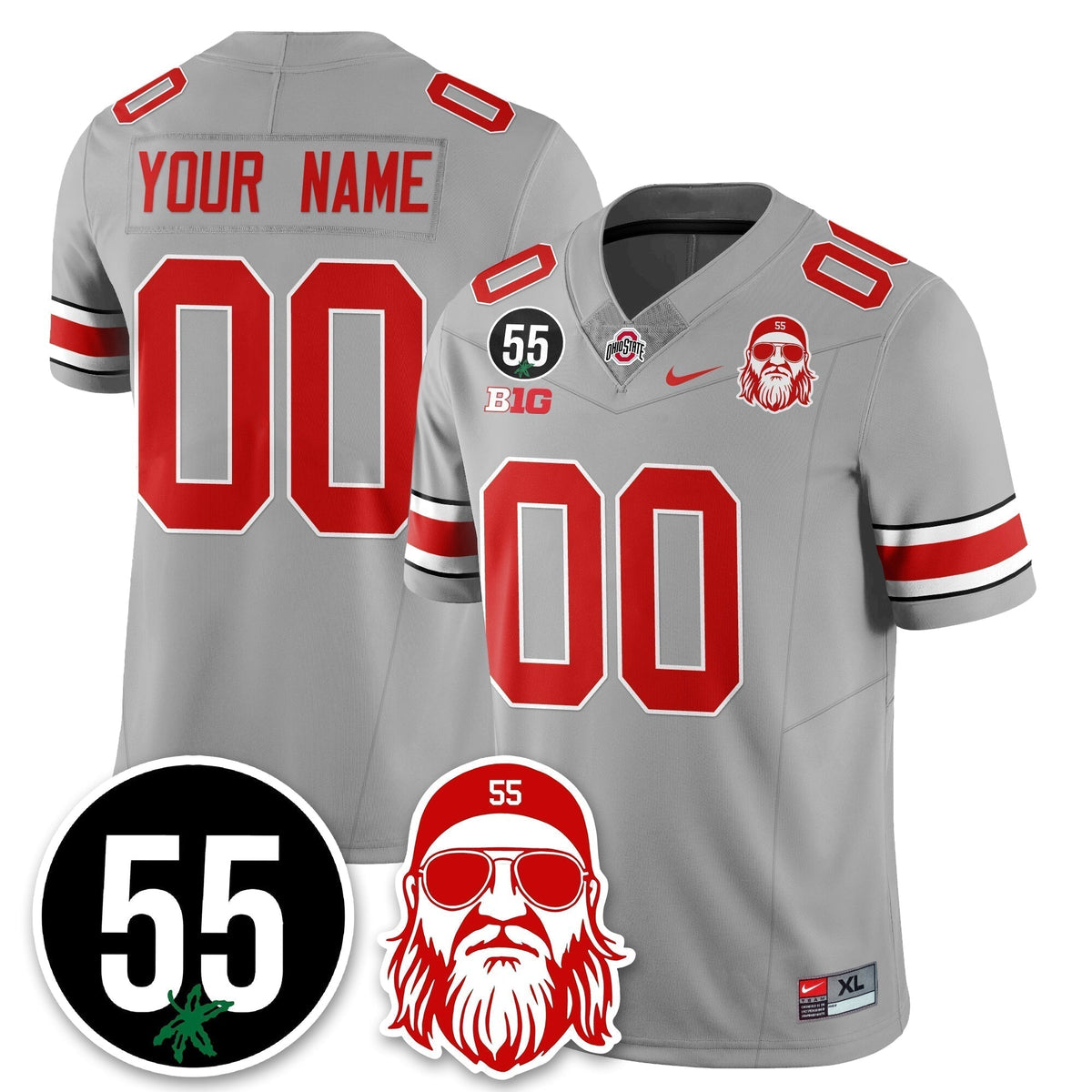 OSU Vapor Limited Jersey - Nick Mangold Patch - Stitched