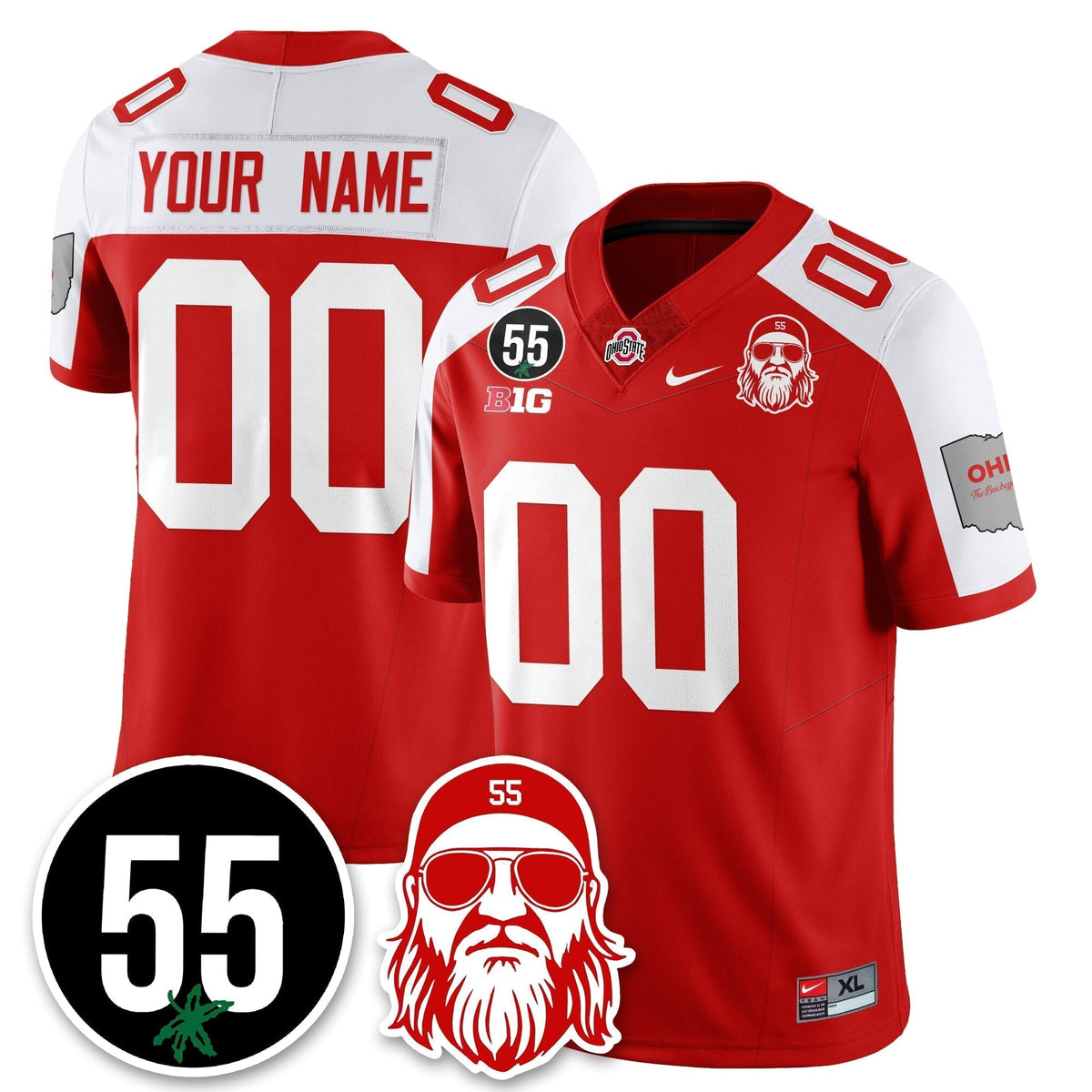 OSU Vapor Limited Jersey - Nick Mangold Patch - Stitched