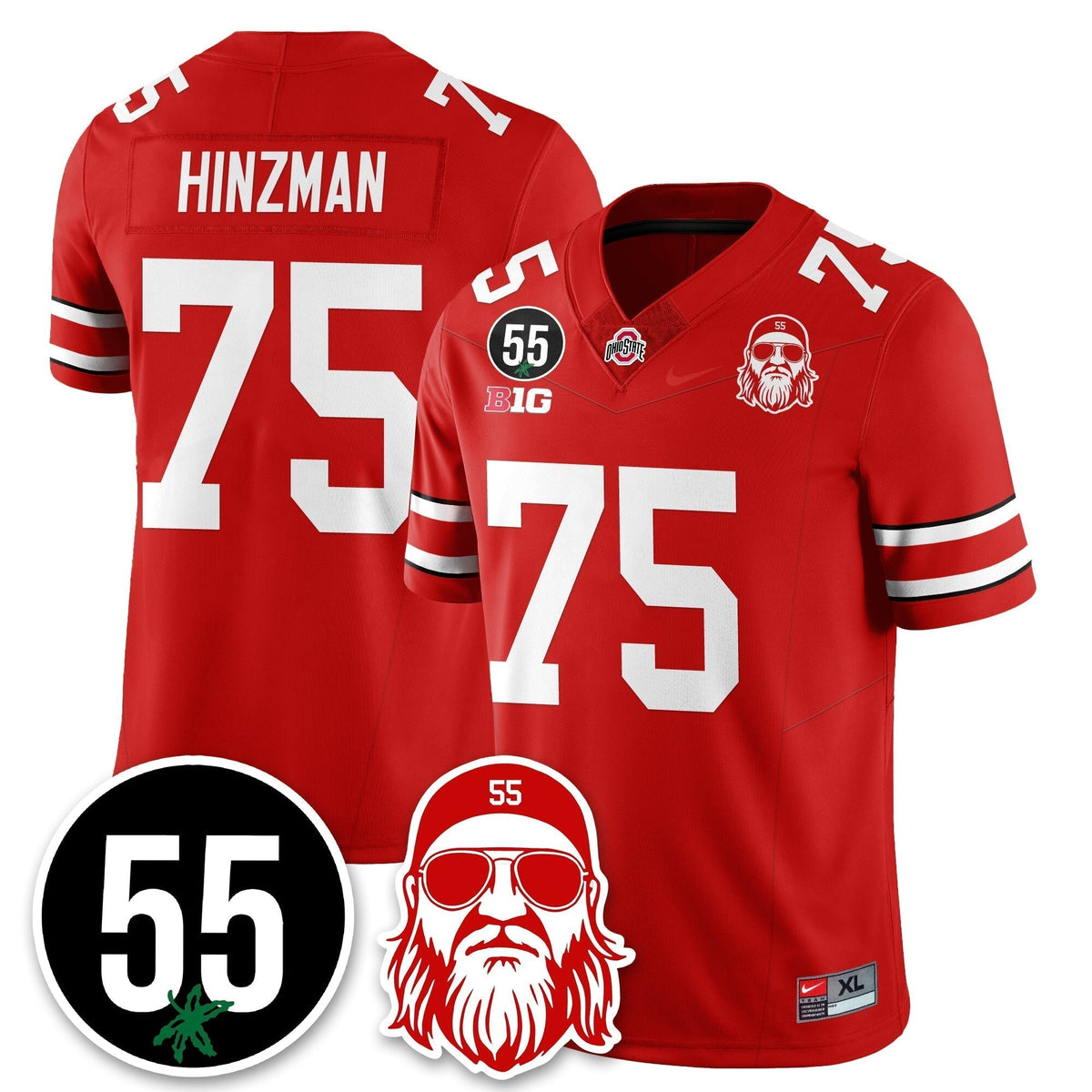 OSU Vapor Limited Jersey - Nick Mangold Patch - Stitched