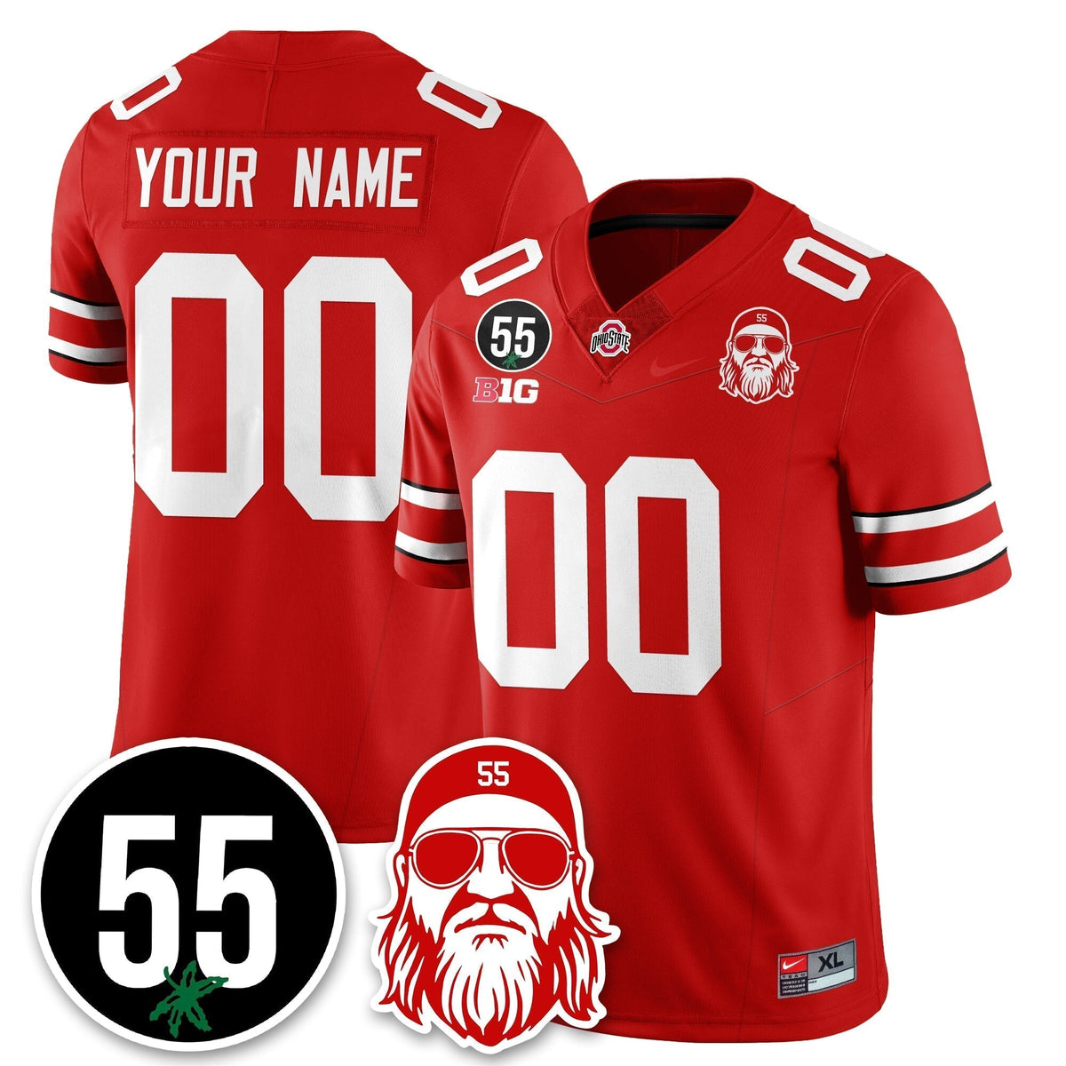 OSU Vapor Limited Jersey - Nick Mangold Patch - Stitched