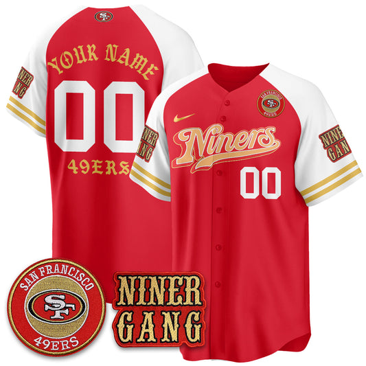 SF Born x Raised Baseball Custom Jersey - Stitched