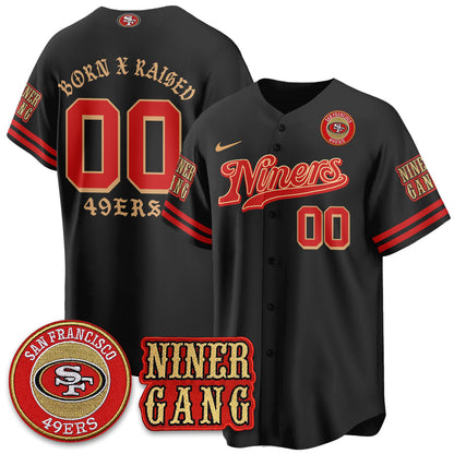 SF Born x Raised Baseball Jersey - Stitched