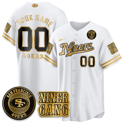 SF Born x Raised Baseball Custom Jersey - Stitched