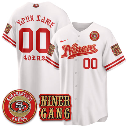 SF Born x Raised Baseball Custom Jersey - Stitched