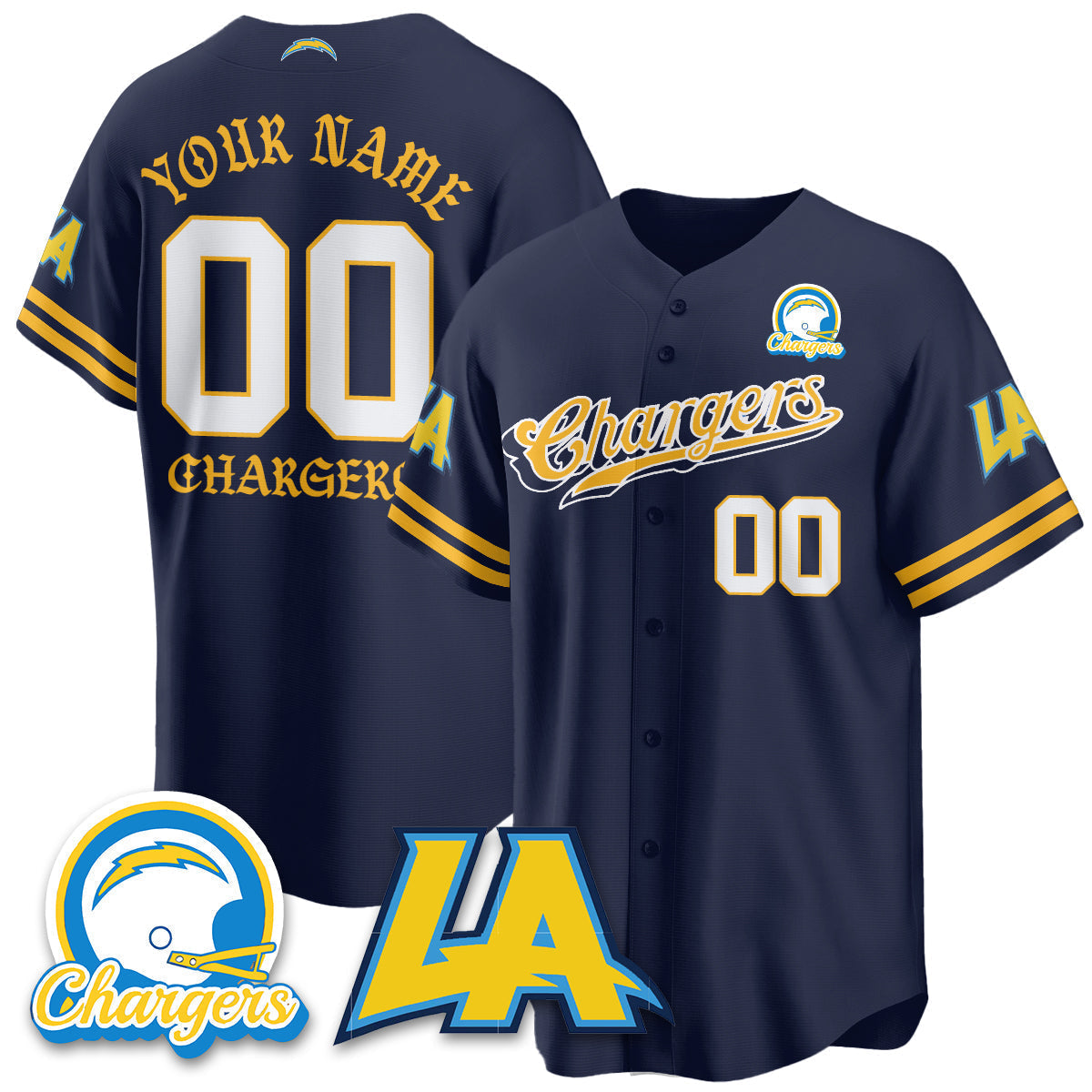 LVG Born x Raised Baseball Custom Jersey - Stitched